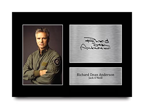 HWC Trading A4 Richard Dean Stargate SG-1 Geschenke Gedrucktes Signiertes Autogramm Foto für Fans von Fernsehshows von HWC Trading