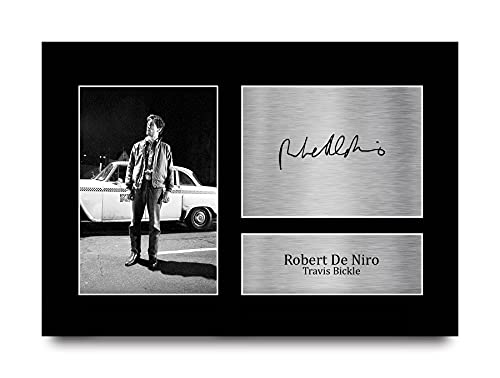HWC Trading A4 Robert De Niro Taxi Driver Geschenke Gedruckt, Signiert Autogramm Bild Für Film-Erinnerungsstücke-Fans von HWC Trading