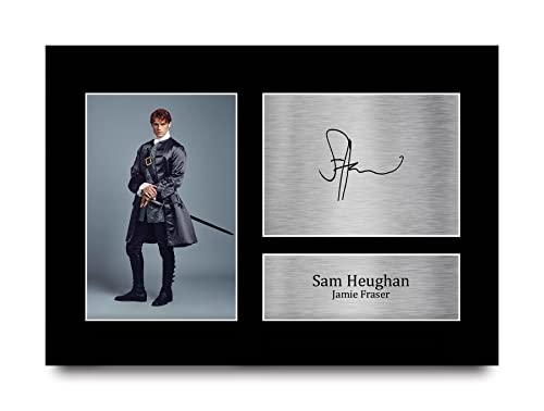 HWC Trading A4 Sam Heughan Outlander Geschenke Gedrucktes Signiertes Autogramm Foto für Fans von Fernsehshows von HWC Trading