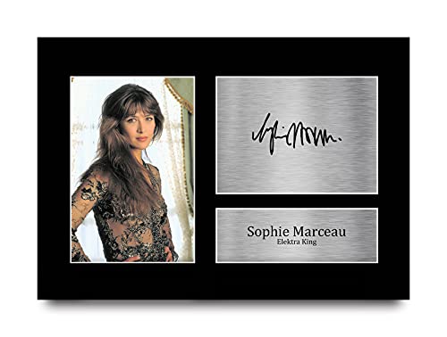 HWC Trading A4 Sophie Marceau James Bond The World Is Not Enough Geschenke Gedruckt, Signiert Autogramm Bild Für Film-Erinnerungsstücke-Fans von HWC Trading