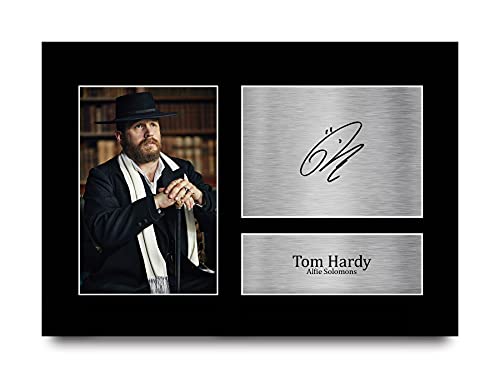 HWC Trading A4 Tom Hardy Peaky Blinders Alfie Solomons Geschenke Gedruckt Signiert Autogramm Bild Für Fernsehshow Fans von HWC Trading