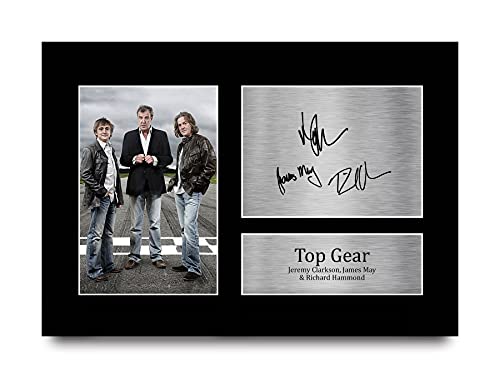 HWC Trading A4 Top Gear Clarkson, May, Hammond Geschenke Gedruckt Signiert Autogramm Bild Für Fernsehshow Fans von HWC Trading