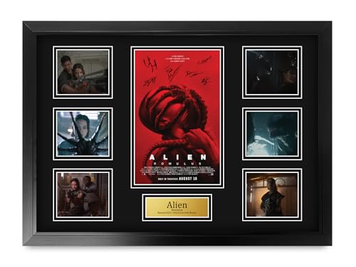 HWC Trading Alien Romulus Geschenke Geduckter Poster Signiertes Autogramm Foto für Fans von Film Memorabilien - A2 Gerahmt HWC Trading Alien Romulus Geschenke Geduckter Poster Signiertes Autogramm Foto für Fans von Film Memorabilien - A2 Gerahmt von HWC Trading