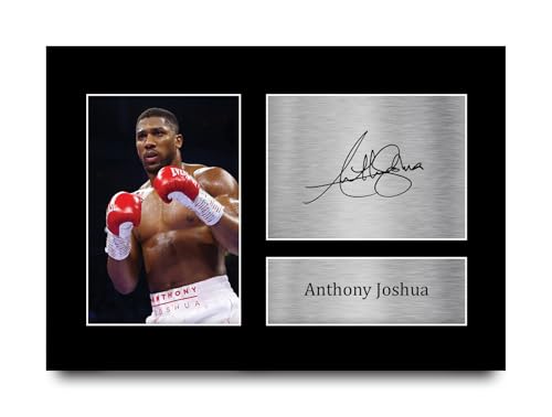 HWC Trading Anthony Joshua A4 Ungerahmt Signiert Gedruckt Autogramme Bild Druck-Fotoanzeige Geschenk Für Boxfans von HWC Trading