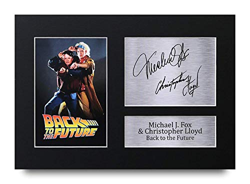 HWC Trading Back To The Future A4 Ungerahmt Signiert Gedruckt Autogramme Bild Druck-Fotoanzeige Geschenk Für Michael J Fox Christopher Lloyd Filmfans HWC Trading Back To The Future A4 Ungerahmt Signiert Gedruckt Autogramme Bild Druck-Fotoanzeige Geschenk Für Michael J Fox Christopher Lloyd Filmfans von HWC Trading