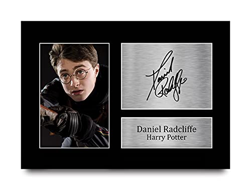 HWC Trading Daniel Radcliffe A4 Ungerahmt Signiert Gedruckt Autogramme Bild Druck-Fotoanzeige Geschenk Für Harry Potter Filmfans von HWC Trading