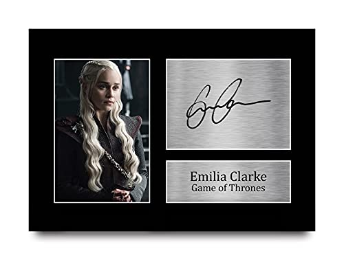 HWC Trading Emilia Clarke A4 Ungerahmt Signiert Gedruckt Autogramme Bild Druck-Fotoanzeige Geschenk Für Game Of Thrones Tv-Show-Fans HWC Trading Emilia Clarke A4 Ungerahmt Signiert Gedruckt Autogramme Bild Druck-Fotoanzeige Geschenk Für Game Of Thrones Tv-Show-Fans von HWC Trading