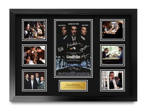 HWC Trading Goodfellas Geschenke Geducktes Signiertes Autogramm Präsentationsdisplay für Fans von Film Memorabilien - A2 Gerahmt von HWC Trading