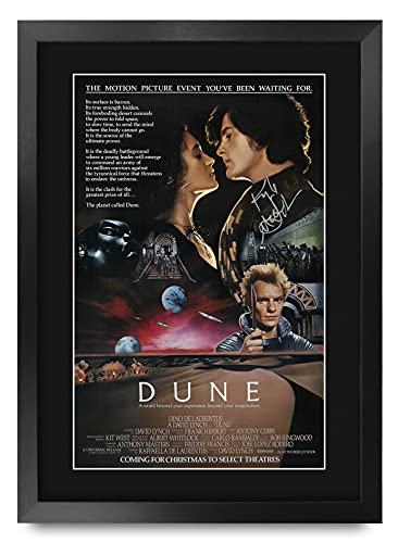 HWC Trading FR A3 Dune Gifts gedrucktes Poster, signiertes Autogrammbild für Film-Erinnerungsstücke, A3, gerahmt von HWC Trading