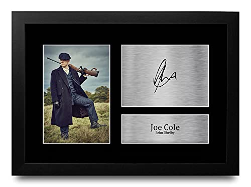 HWC Trading FR A4 Joe Cole Peaky Blinders John Geschenke Gedruckt Signiert Autogramm Bild Für Fernsehshow Fans - A4 Framed von HWC Trading