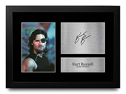 HWC Trading FR A4 Kurt Russell Escape from New York Geschenke Gedruckt, Signiert Autogramm Bild Für Film-Erinnerungsstücke-Fans - A4 Framed von HWC Trading