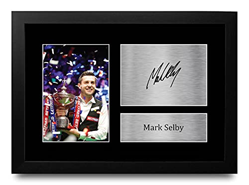 HWC Trading FR A4 Mark Selby Snooker Geschenke Gedrucktes Signiertes Autogramm Foto für Fans von Snooker Memorabilien - A4 Framed HWC Trading FR A4 Mark Selby Snooker Geschenke Gedrucktes Signiertes Autogramm Foto für Fans von Snooker Memorabilien - A4 Framed von HWC Trading