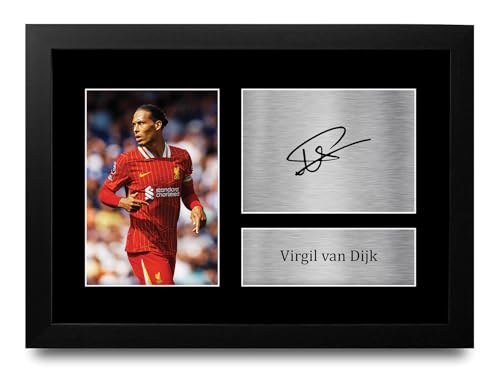 HWC Trading FR Virgil van Dijk Liverpool Geschenke gedruckt Autogramm Bild für Fans und Unterstützer der Unterzeichnung - A4 Eingerahmt HWC Trading FR Virgil van Dijk Liverpool Geschenke gedruckt Autogramm Bild für Fans und Unterstützer der Unterzeichnung - A4 Eingerahmt von HWC Trading
