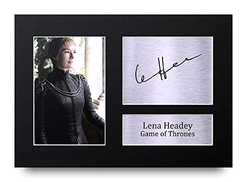 HWC Trading Lena Headey A4 Ungerahmt Signiert Gedruckt Autogramme Bild Druck-Fotoanzeige Geschenk Für Game Of Thrones Tv-Show-Fans HWC Trading Lena Headey A4 Ungerahmt Signiert Gedruckt Autogramme Bild Druck-Fotoanzeige Geschenk Für Game Of Thrones Tv-Show-Fans von HWC Trading