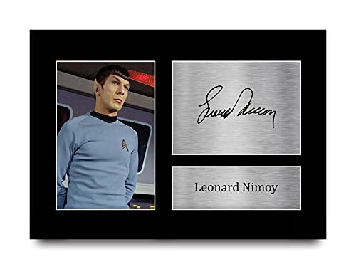 HWC Trading Leonard Nimoy A4 Ungerahmt Signiert Gedruckt Autogramme Bild Druck-Fotoanzeige Geschenk Für Star Trek Tv-Show-Fans von HWC Trading