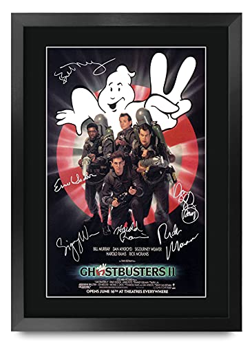 HWC Trading FR A3 Ghostbusters 2 Bill Murray, Dan Aykroyd Gifts gedrucktes Poster, signiertes Autogrammbild für Film-Erinnerungsstücke, A3, gerahmt HWC Trading FR A3 Ghostbusters 2 Bill Murray, Dan Aykroyd Gifts gedrucktes Poster, signiertes Autogrammbild für Film-Erinnerungsstücke, A3, gerahmt von HWC Trading