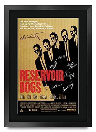 HWC Trading Reservoir Dogs Geschenke Geduckter Poster Signiertes Autogramm Foto für Fans von Film Memorabilien - A3 Gerahmt HWC Trading Reservoir Dogs Geschenke Geduckter Poster Signiertes Autogramm Foto für Fans von Film Memorabilien - A3 Gerahmt von HWC Trading