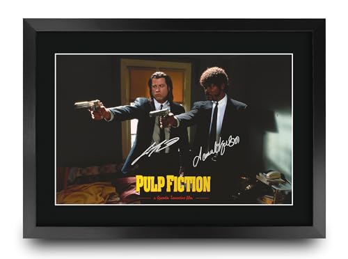 HWC Trading Pulp Fiction Scene 1 Geschenke Geducktes Signiertes Autogramm Foto für Fans von Film Memorabilien - A3 Gerahmt HWC Trading Pulp Fiction Scene 1 Geschenke Geducktes Signiertes Autogramm Foto für Fans von Film Memorabilien - A3 Gerahmt von HWC Trading
