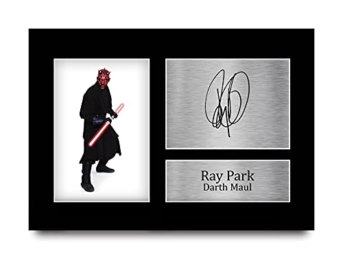 HWC Trading Ray Park A4 Ungerahmt Signiert Gedruckt Autogramme Bild Druck-Fotoanzeige Geschenk Für Star Wars Darth Maul Filmfans von HWC Trading