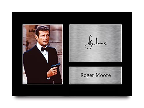 HWC Trading Roger Moore A4 Ungerahmt Signiert Gedruckt Autogramme Bild Druck-Fotoanzeige Geschenk Für James Bond 007 Filmfans HWC Trading Roger Moore A4 Ungerahmt Signiert Gedruckt Autogramme Bild Druck-Fotoanzeige Geschenk Für James Bond 007 Filmfans von HWC Trading