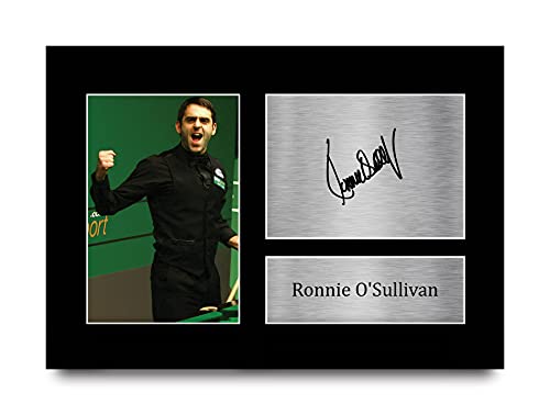 HWC Trading Ronnie O'Sullivan A4 Ungerahmt Signiert Gedruckt Autogramme Bild Druck-Fotoanzeige Geschenk Für Snooker-Fans von HWC Trading