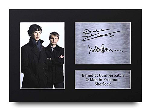 HWC Trading Sherlock A4 Ungerahmt Signiert Gedruckt Autogramme Bild Druck-Fotoanzeige Geschenk Für Benedict Cumberbatch Martin Freeman Tv-Show-Fans HWC Trading Sherlock A4 Ungerahmt Signiert Gedruckt Autogramme Bild Druck-Fotoanzeige Geschenk Für Benedict Cumberbatch Martin Freeman Tv-Show-Fans von HWC Trading