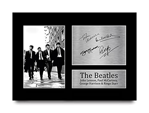 HWC Trading The Beatles A4 Ungerahmt Signiert Gedruckt Autogramme Bild Druck-Fotoanzeige Geschenk Für John Lennon Ringo Starr Paul Mccartney George Harrison Musik-Fans HWC Trading The Beatles A4 Ungerahmt Signiert Gedruckt Autogramme Bild Druck-Fotoanzeige Geschenk Für John Lennon Ringo Starr Paul Mccartney George Harrison Musik-Fans von HWC Trading