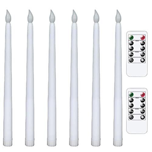 6 Stück LED Spitzkerzen Flammenlos Flackernde Elektrische Kerze Warmes Licht Taper Kerzen Stabkerzen mit 2 Fernbedienung Timer Funktion Thanksgiving Halloween Urlaub Deko 6 Stück LED Spitzkerzen Flammenlos Flackernde Elektrische Kerze Warmes Licht Taper Kerzen Stabkerzen mit 2 Fernbedienung Timer Funktion Thanksgiving Halloween Urlaub Deko von HWGING