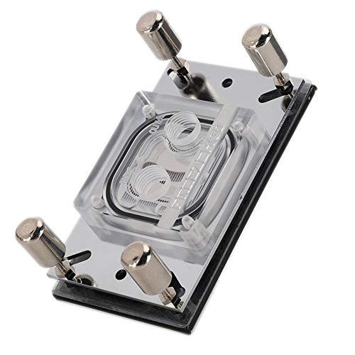 HWGING AM3 Waterblock CPU Waterblock 10×9×8 Computer CPU Wasserkühlung Block Waterblock Kupferbasis mit Kanal AM3 Waterblock Kühlung von HWGING