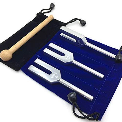 HWGING Hochfrequenz-Stimmgabel 3 Stück Engel Stimmgabel Set 4096 Hz Wunderbarer Klang Heilung Musikinstrument Silber HWGING Hochfrequenz-Stimmgabel 3 Stück Engel Stimmgabel Set 4096 Hz Wunderbarer Klang Heilung Musikinstrument Silber von HWGING
