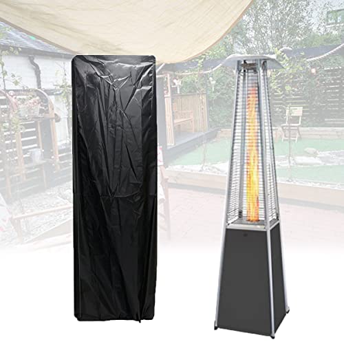 Wasserdichte Glasrohr-Heizungsabdeckung, 210D strapazierfähig, quadratischer Ständer, Terrassenheizung, Outdoor-Schutz für Dreiecksheizung, Pyramidenlampe von HWI