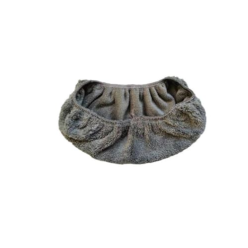 HWJFDC Wischmopp Bezug 1 PC Gummiband Flache Mopp Tuch Mikrofaser Ersatz Rotary Mop Reinigung Pad Haushalts Werkzeuge(Gray A) von HWJFDC