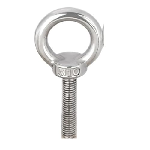 HWJFDC ösenschraube 1 stück M4-M24 304 Edelstahl Augenschraube Hebeöse Schraube Ring Haken Schraube Marine Ring Schleife Loch(M8x40mm) von HWJFDC