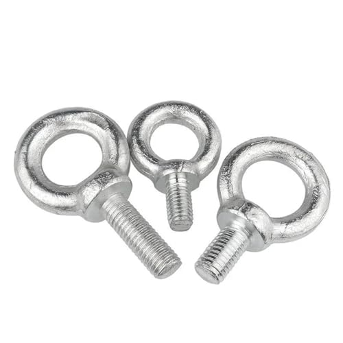 HWJFDC ösenschraube Augenschrauben M6 M8 M10 M12 M14 M16 M18 M20 Verzinkung Rundring Hakenschraube(M12x60mm-1pcs) von HWJFDC