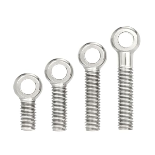 HWJFDC ösenschraube M5 M6 M8 Augenschraube 304 Edelstahl Rundringkopf Verbindungsschraube Augenschraube mit Schlupfloch(M8x30,5Pcs) von HWJFDC