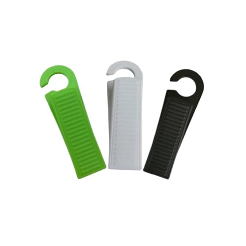 Türstopper 3PCS Silikon Türstopper Tür unten Winddicht Block Keil Home Office Hintere Halterung Antikollisions-Pad(Color C-3PCS) von HWJFDC