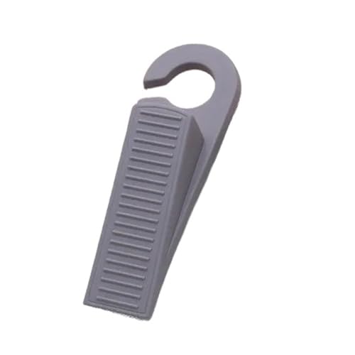 Türstopper Türstopper Hakentyp Keil Verhindern Sie das Aussperren Türfutterstopper Türspalt Wandschutz for Den Boden Des Schlafzimmers Im Haus(1pcs Gray) von HWJFDC