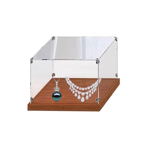 HWLL Acryl Vitrine Hochtransparente Schmuckvitrine aus Acryl, Aufbewahrungsbox zum Schutz Ihrer Sammlerstücke vor Staub, Dekorative Staubdichte Schutzvitrine(50x40x25cm(20"x16"x10")) von HWLL