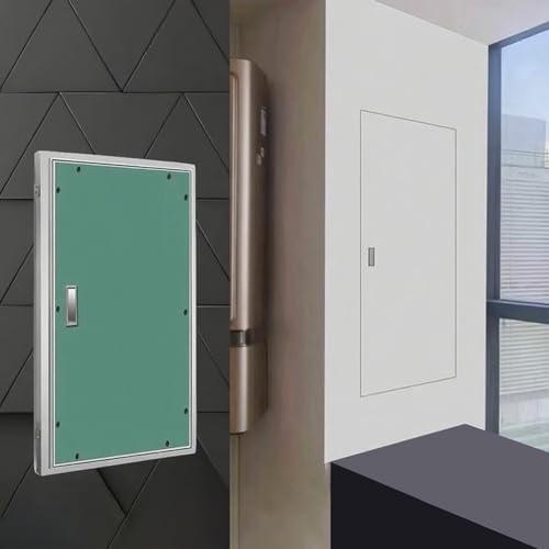 HWLL Revisionsklappe Versteckte Trockenbau-Magnet-Revisionsklappe, 40 45 60 80 90 cm Gipskarton-Serviceschachttür mit Griff, Überstreichbare Universelle Revisionslochabdeckung(16x34in/40x85cm) von HWLL