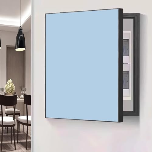 Stromkasten Verkleidung Dekoratives Gemälde für Verteilerkästen in Reiner Farbe, 30 40 50 60 cm Vertikale Abdeckung für Elektrische Schalttafeln(Style D,30 x 40 cm (11.8 x 15.7 in)) von HWLL