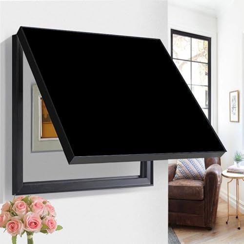 Stromkasten Verkleidung Hochklappbarer Stromverteilerkasten, Dekorative Abdeckung für Elektrische Schalttafeln – Kein Stanzen Erforderlich(Style D,45 x 35 cm (17 3/4" x 13 3/4")) von HWLL