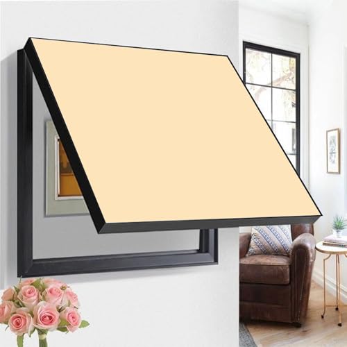 Stromkasten Verkleidung Hochklappbarer Stromverteilerkasten, Dekorative Abdeckung für Elektrische Schalttafeln – Kein Stanzen Erforderlich(Style F,50 x 40 cm (19 3/4" x 15 3/4")) von HWLL