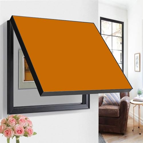 Stromkasten Verkleidung Hochklappbarer Stromverteilerkasten, Dekorative Abdeckung für Elektrische Schalttafeln – Kein Stanzen Erforderlich(Style H,60 x 50 cm (23 5/8" x 19 3/4")) von HWLL