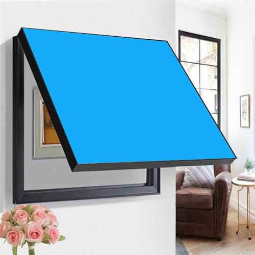 Stromkasten Verkleidung Hochklappbarer Stromverteilerkasten, Dekorative Abdeckung für Elektrische Schalttafeln – Kein Stanzen Erforderlich(Style J,45 x 35 cm (17 3/4" x 13 3/4")) von HWLL