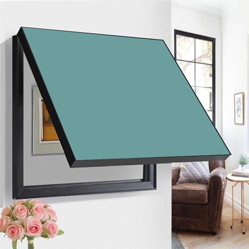 Stromkasten Verkleidung Hochklappbarer Stromverteilerkasten, Dekorative Abdeckung für Elektrische Schalttafeln – Kein Stanzen Erforderlich(Style K,80 x 60 cm (31 1/2" x 23 5/8")) von HWLL