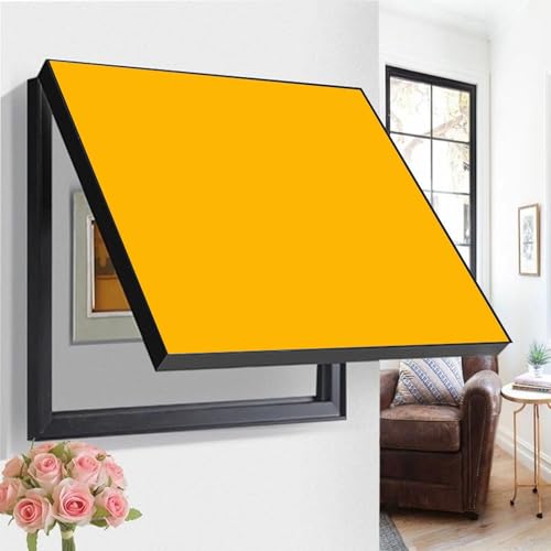 Stromkasten Verkleidung Hochklappbarer Stromverteilerkasten, Dekorative Abdeckung für Elektrische Schalttafeln – Kein Stanzen Erforderlich(Style M,40 x 30 cm (15 3/4" x 11 3/4")) von HWLL