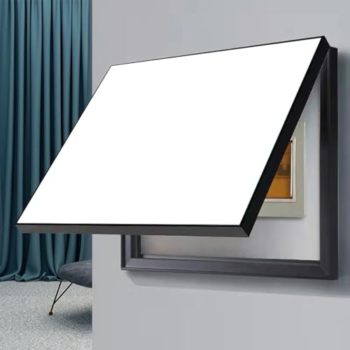 Stromkasten Verkleidung Zählerabdeckungskasten, Dekoratives, Schlichtes Design – Gemälde Verstecken, Dekorative Sicherungskastenabdeckung für Schränke(Style D,70 x 50 cm (27 1/2" x 19 3/4")) von HWLL