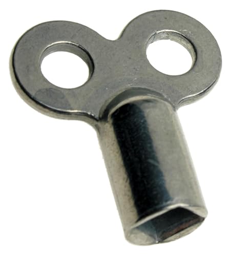 HWS Heizungsentlüftungsschlüssel |robust | Universal | Entlüfter für alle Heizungen/Heizkörper | solide Entlüftungsschlüssel mit hochwertiger Zinklegierung - radiator key Entlüftungsschlüssel von HWS Heimwerkershop