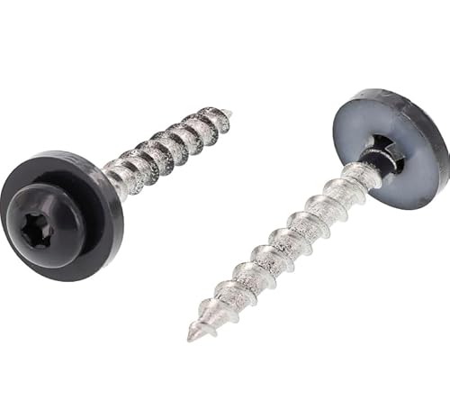 HWS Kopflackierte Fensterbankschraube 3.9x25 Torx 15 Edelstahl A2 / RAL7016 (** 10 Stück **) von HWS Heimwerkershop