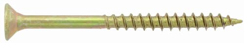 Spanplattenschrauben Torx Holzschrauben Teilgewinde Senkkopf Fräsrippen - gelbverzinkt Universalschraube Kleinmengen ((4,0x60) 20 Stück) von HWS Heimwerkershop